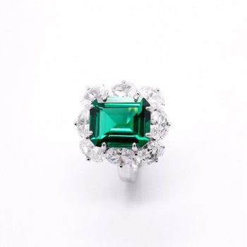 High Quality 925 Sterling Silver Muzo Green Ring