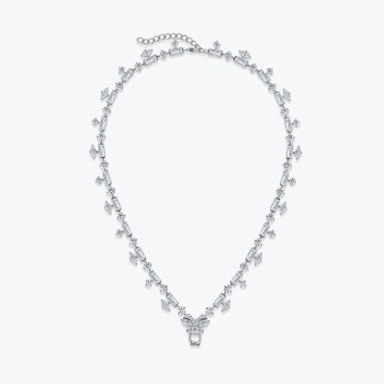 Hot Selling S925 Silver High Carbon Diamond Universal Chain Luxury White Multifunctional All-match Necklace